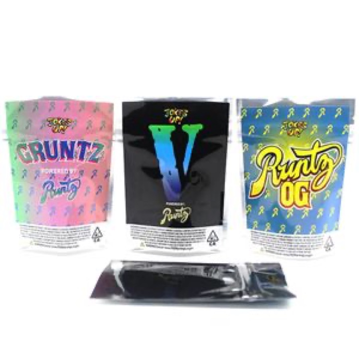 Customized 3.5g 7g 14G Hundred Styles Stand up Plastic Smell Proof Zipper Pouch Botanical Accessories... wholesale product image