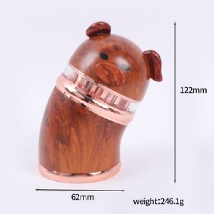 Pig-Shaped Wood Grain Brown Color Grinder Accessories wholesale product image