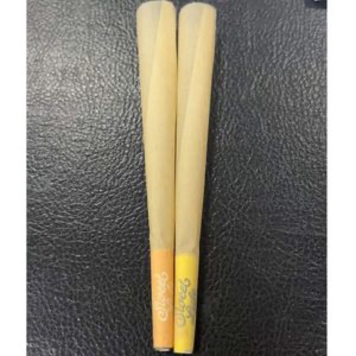 a Custom Classic Pre King Size Roll Blue Green Brown Natural Cones 100 Per Paper Box wholesale product image