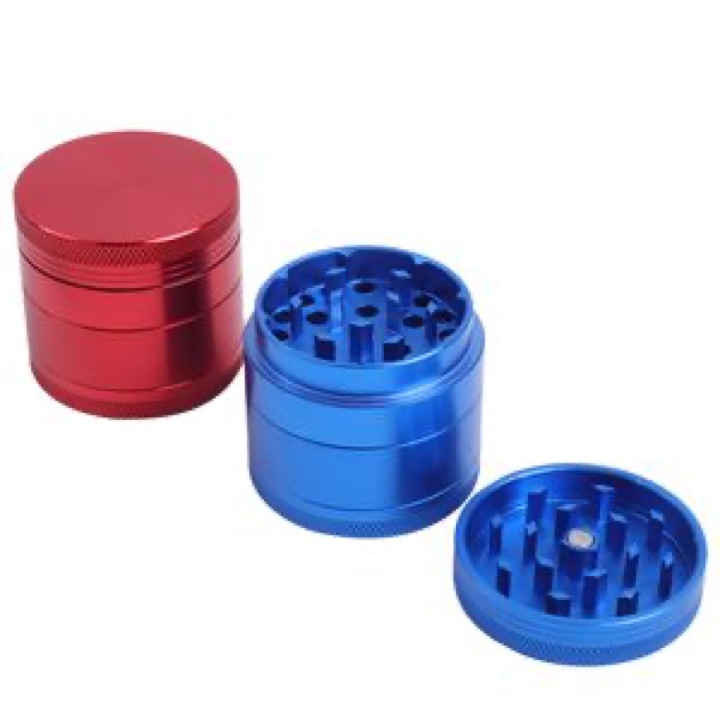 Crusher OEM ODM Wholesale UV Laser 2.5'' Inch Laser 63mm 4 Piece Aluminum Alloy Spice Grinder wholesale product image