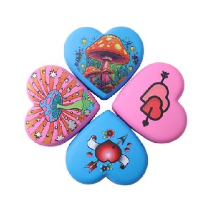 Heart-Shaped Design Aluminum Alloy Grinder Accessories wholesale product image