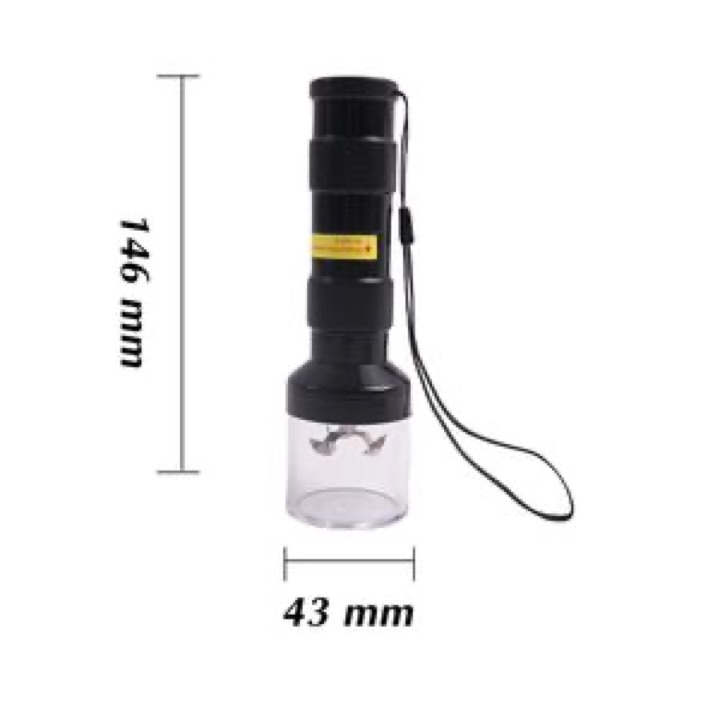Premium Aluminum Alloy Botanical Grinder with Electric Flashlight Design wholesale product image