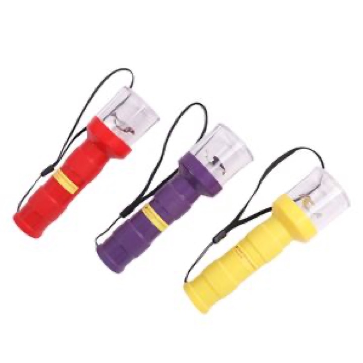 Hanging Rope Torch Shape Laser Logo Dry Spice Electrical Aluminum Alloy Flashlight Botanical Grinder wholesale product image
