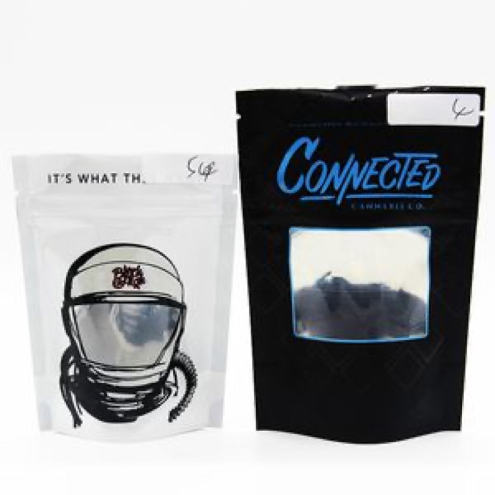 Airtight Windowed Plastic Botanical Botanical Retail Bag for Food Packaging wholesale product image