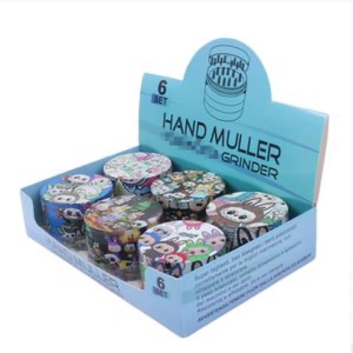 40mm 50mm 63mm 4-Layers Metal Zinc Alloy Hand Manual Botanical Spice Grinder Accessories wholesale product image