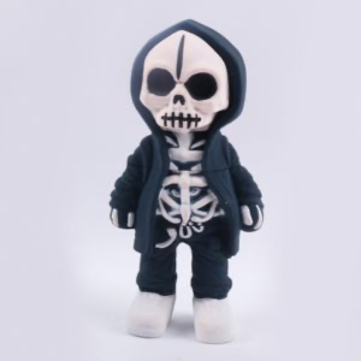 Unique Street Style Grim Reaper Themed Botanical Grinder Tool wholesale product image
