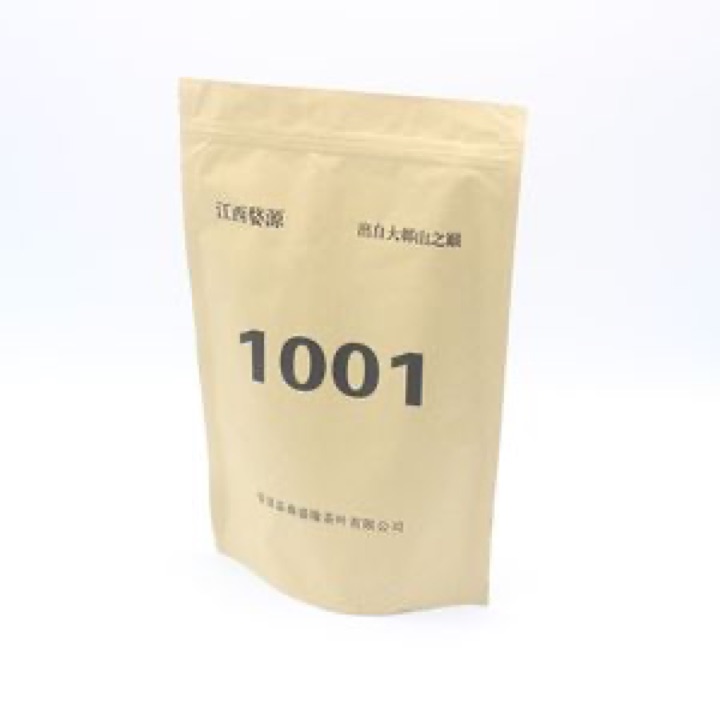 Mylar Ziplock Plastic Food Tea Coffee Stand up Pouch Kraft Paper Packaging Bag wholesale product image