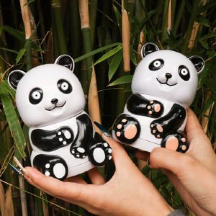 Stylish Panda Zinc Alloy Grinder Accessory for Enhanced Grinding Experience wholesale product image