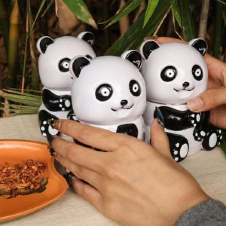 Premium Panda Zinc Alloy Botanical Grinder Accessory for Smooth Grinding wholesale product image