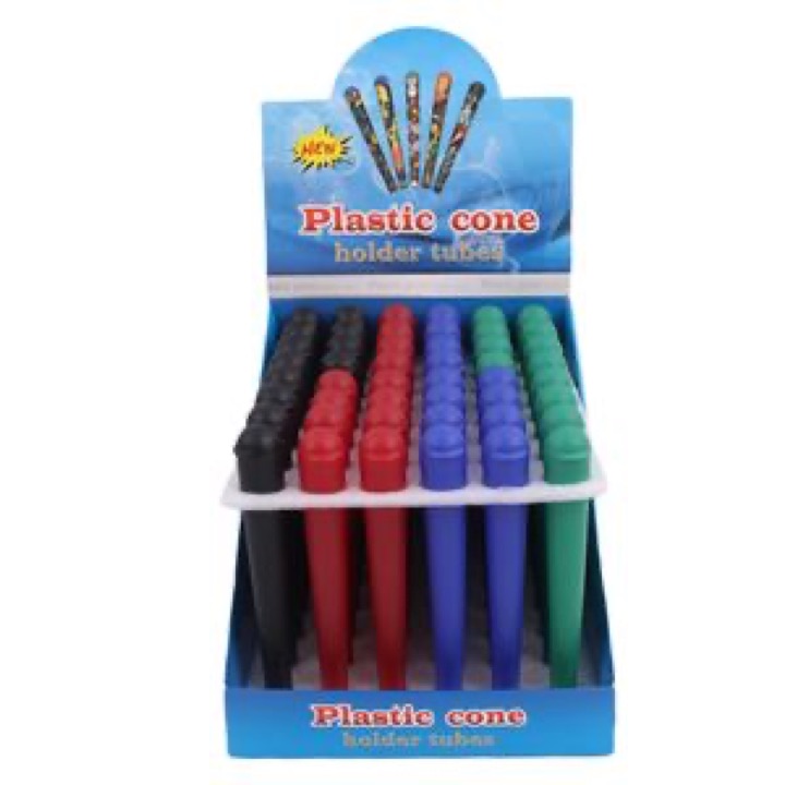 Durable Plastic Tube for Conical Pre-Roll Cone Storage wholesale product image