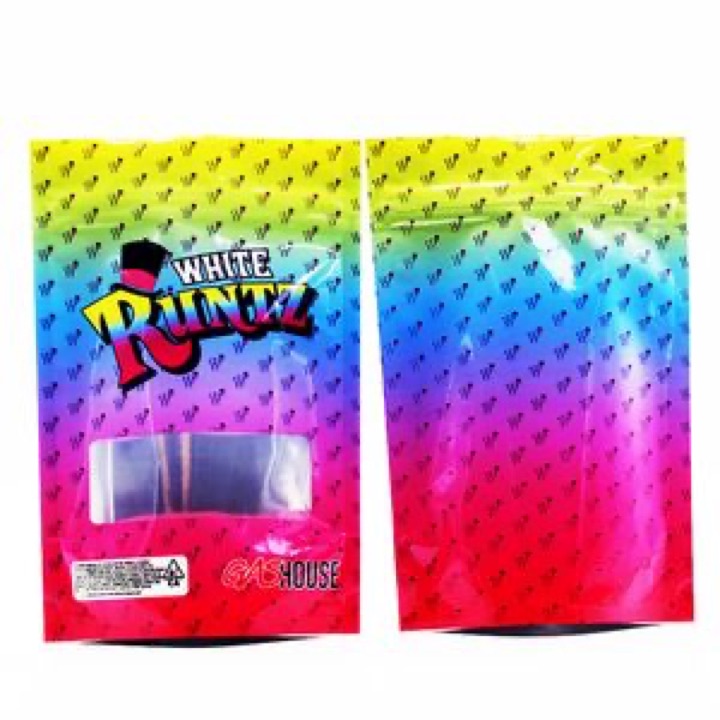 Stand up Pouch 3.5g 7g 14G 28g Tea Packaging Hologram Transparent Plastic Mylar Zipper Candy... wholesale product image
