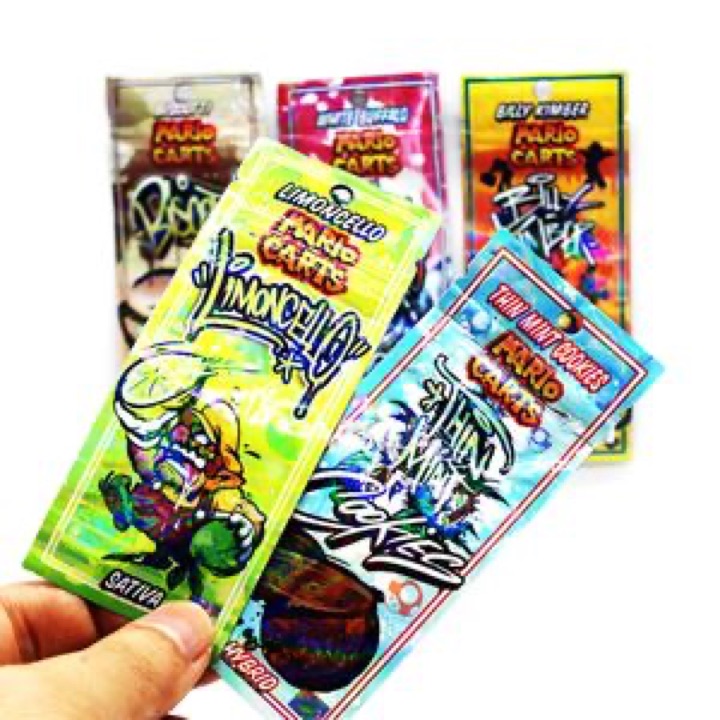 Custom Printed 1g Stand up Doypack Food Snacks Candy Zipper Pouch Smell Proof Gummies Mylar... wholesale product image